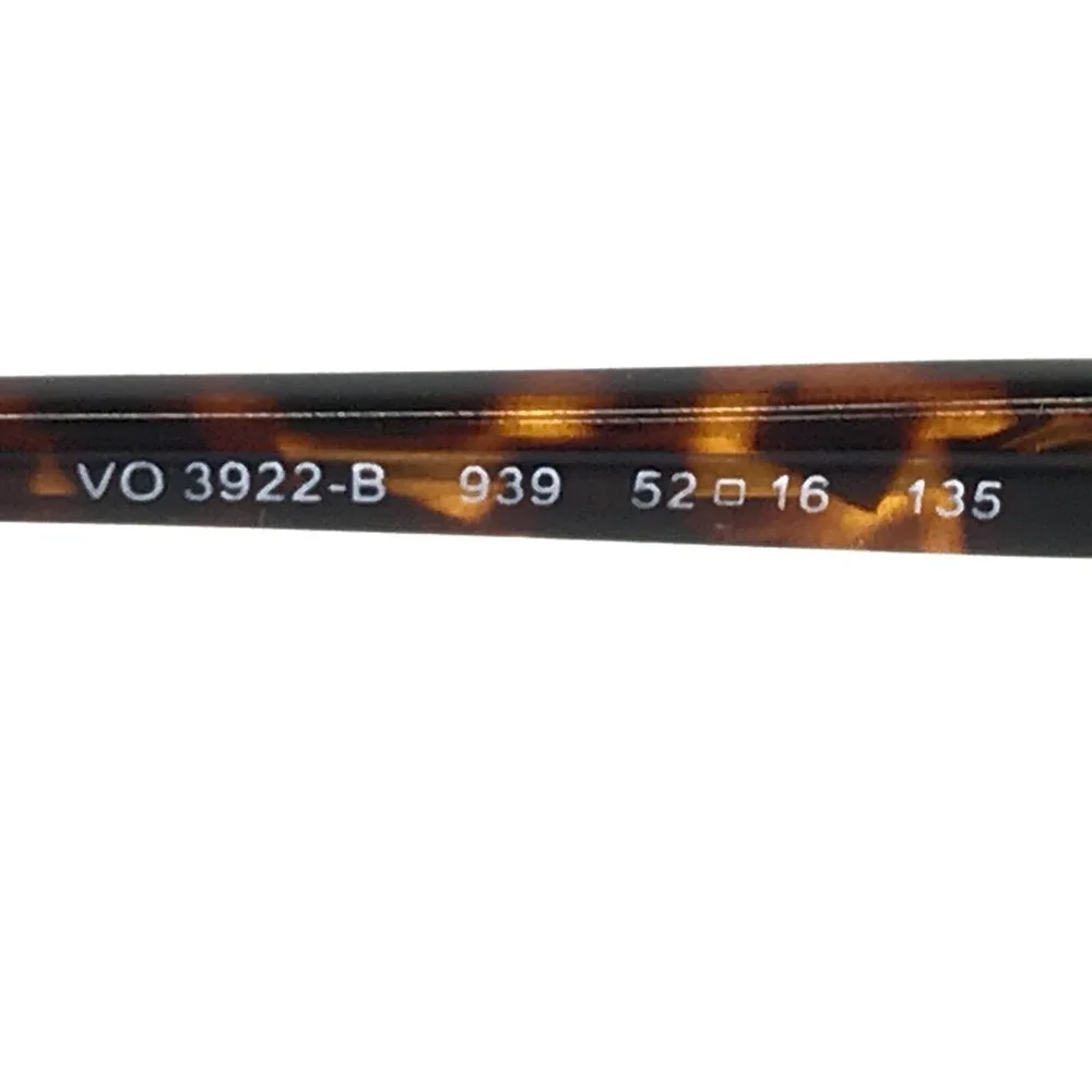 Vogue Eyeglasses Frames VO 3922-B 939 Tortoise Copper Gold Rectangular 52-16-135